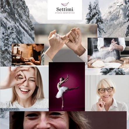 Visiby blog moodboard del rebranding dello studio dentistico Settimi