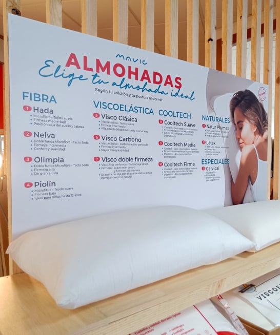 visiby marketing etico retail design interior design spazi commerciali comunicazione cuscini mavic vimianzo a coruna