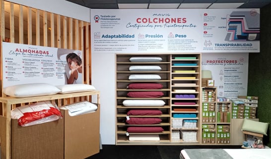 visiby marketing etico retail design interior design comunicazione infografica area materassi mavic vimianzo a coruna