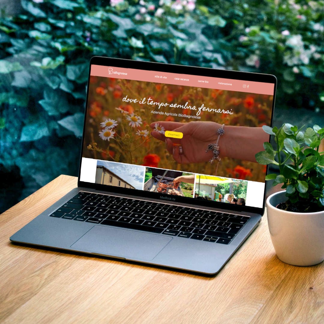 Visiby Studio Marketing humano etico Biobagnolese web mockup