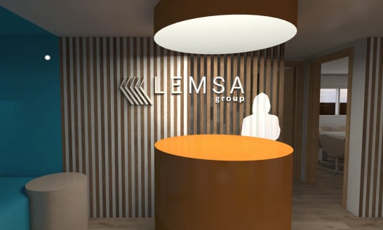 visiby studio render proyecto recepcion rebranding lemsa carballo costa da morte vimianzo